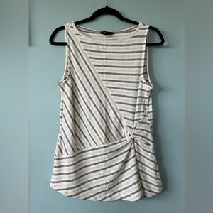 S Banana Republic Striped Top with Twist Side